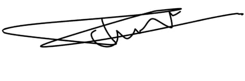 Signature of François Garcia